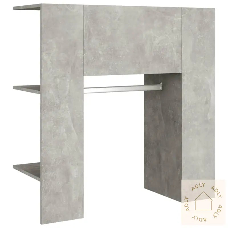 Gangskap Betonggrå 97,5X37X99 Cm Konstruert Tre