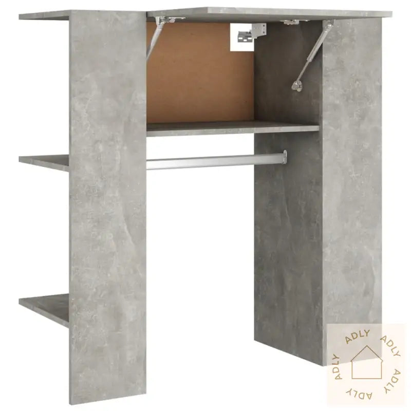Gangskap Betonggrå 97,5X37X99 Cm Konstruert Tre