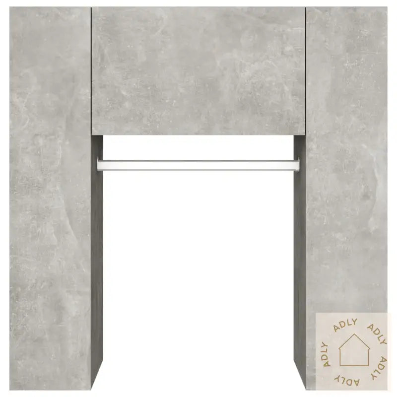 Gangskap Betonggrå 97,5X37X99 Cm Konstruert Tre