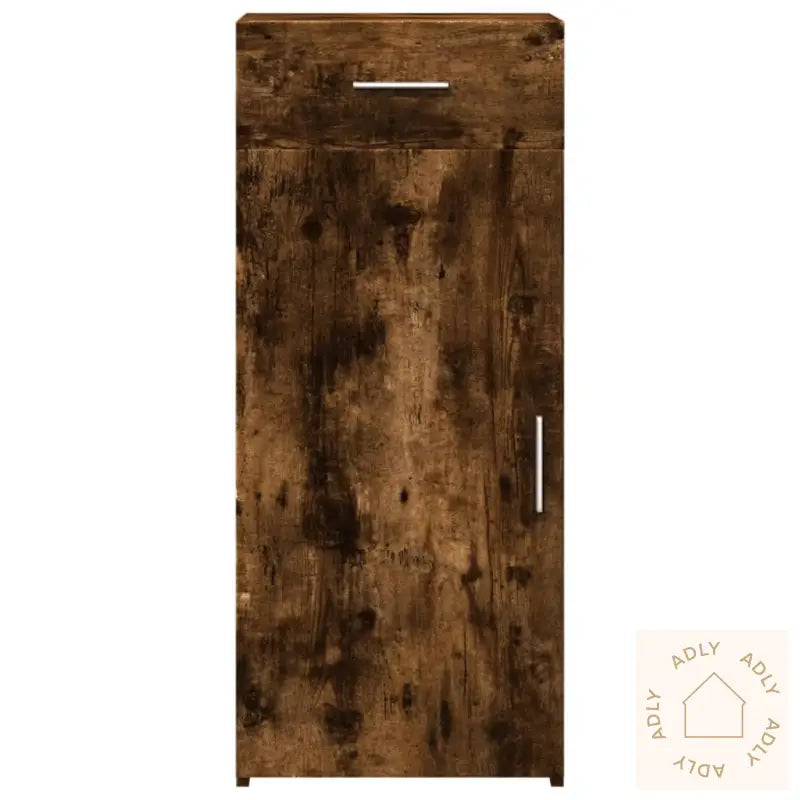 Skjenk Røkt Eik 40X42,5X93 Cm Konstruert Tre