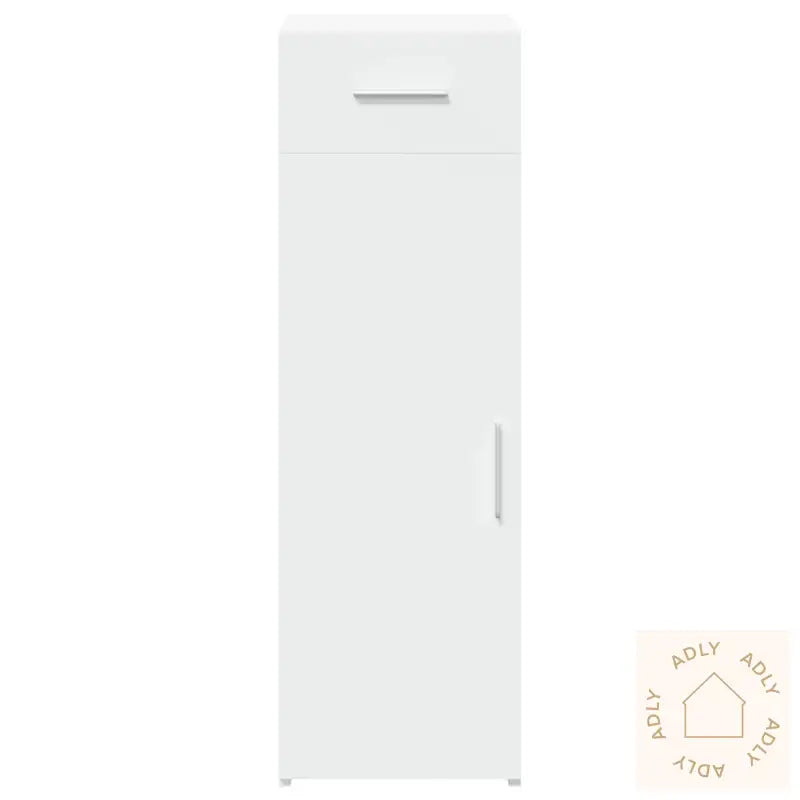 Skjenk Hvit 30X42,5X93 Cm Konstruert Tre