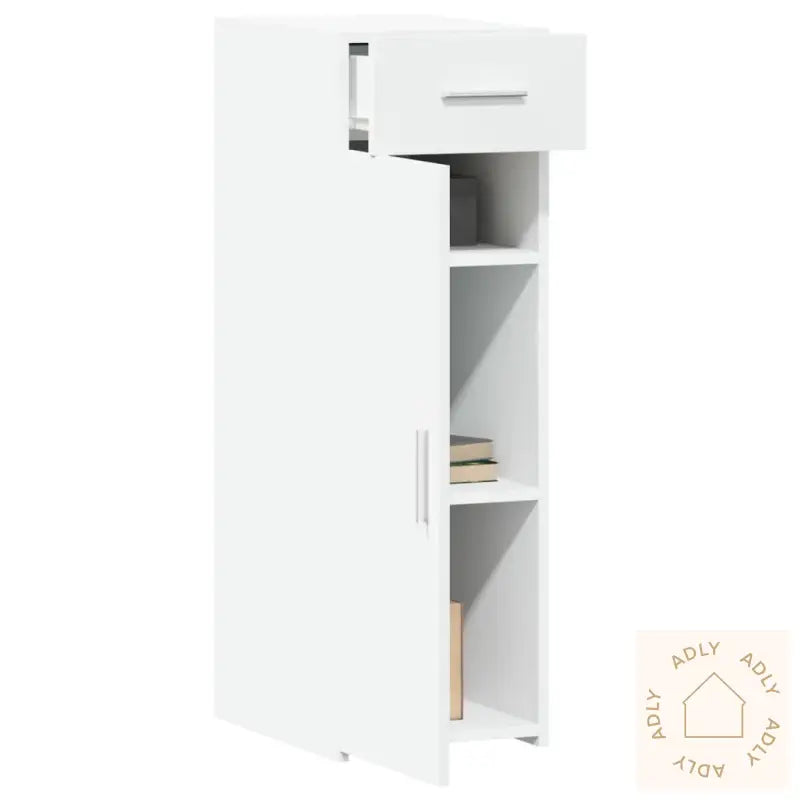 Skjenk Hvit 30X42,5X93 Cm Konstruert Tre