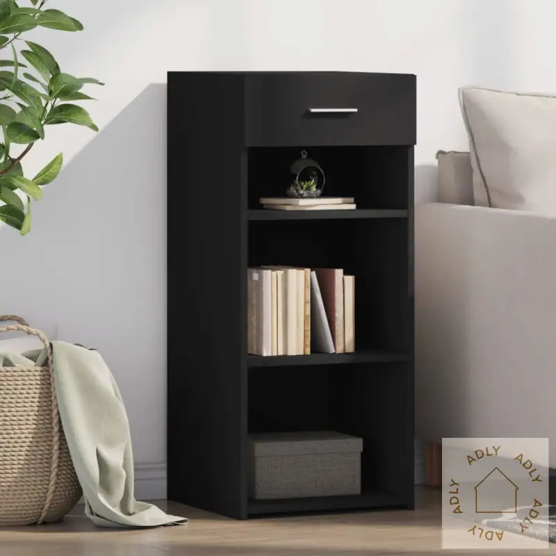 Skjenk Svart 40X42,5X93 Cm Konstruert Tre