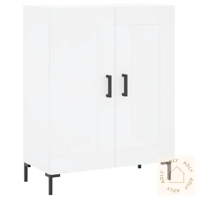 Skjenk Hvit 69,5X34X90 Cm Konstruert Tre