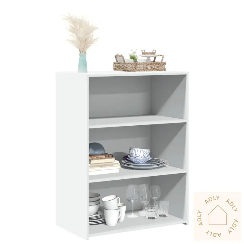 Skjenk Hvit 70X41X93 Cm Konstruert Tre