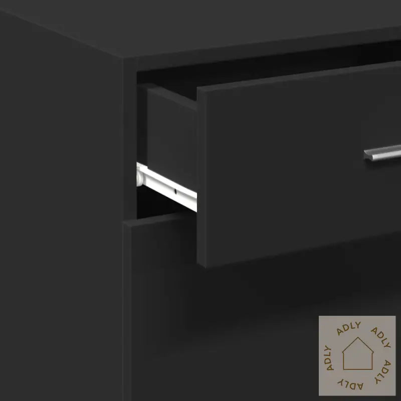 Skjenk Svart 50X42,5X93 Cm Konstruert Tre