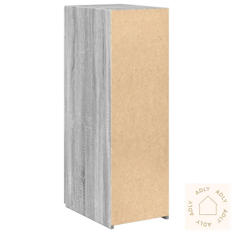 Skjenk Grå Sonoma 30X42,5X93 Cm Konstruert Tre