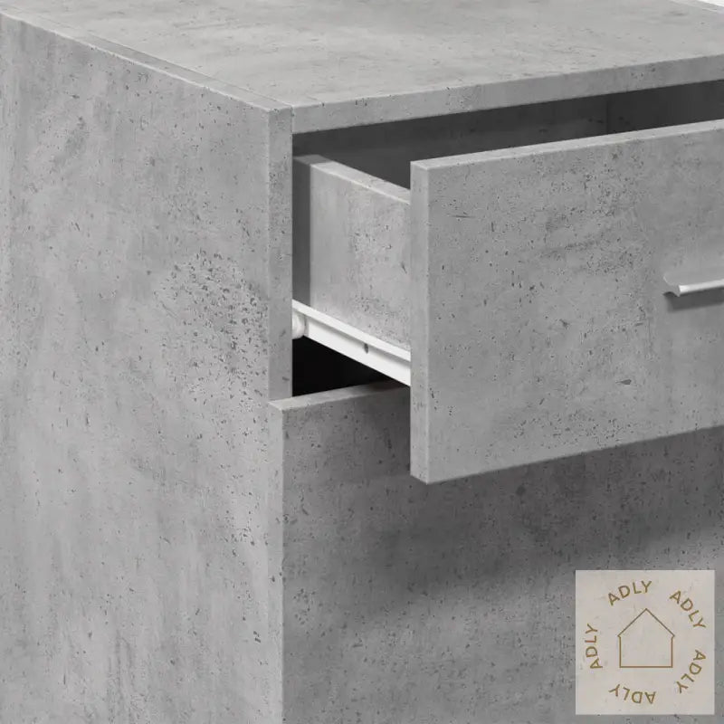 Skjenk Betonggrå 40X42,5X93 Cm Konstruert Tre