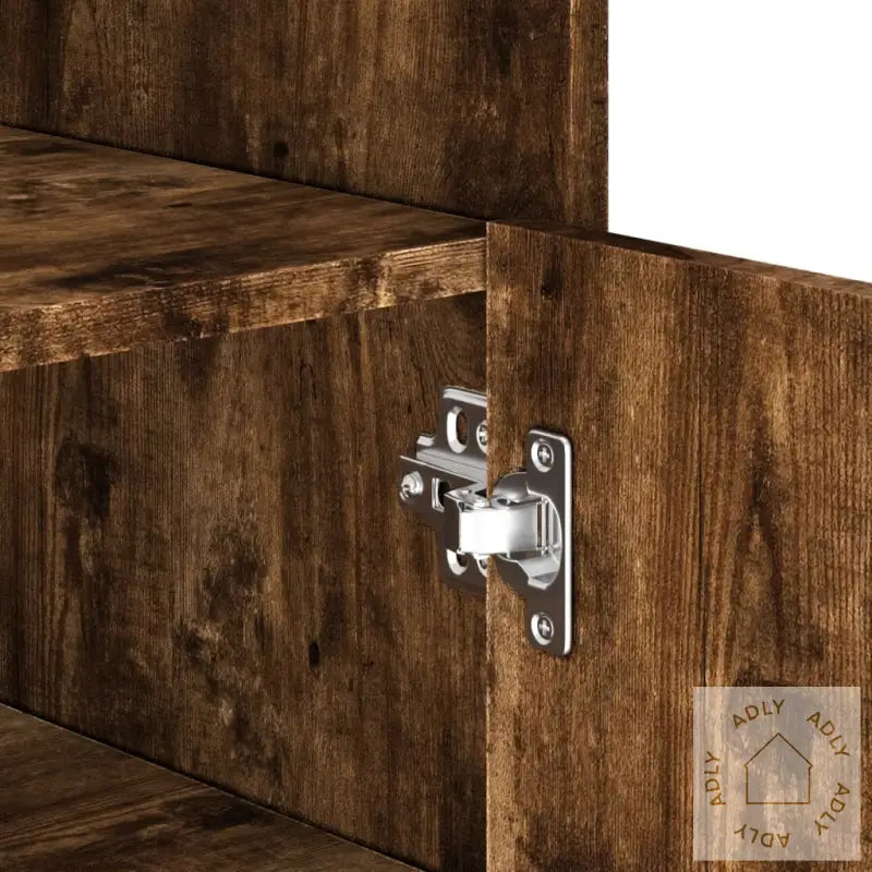 Skjenk Røkt Eik 73,5X35X75 Cm Konstruert Tre