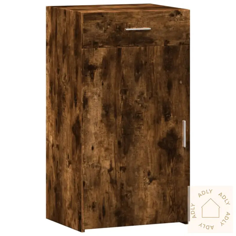 Skjenk Røkt Eik 50X42,5X93 Cm Konstruert Tre