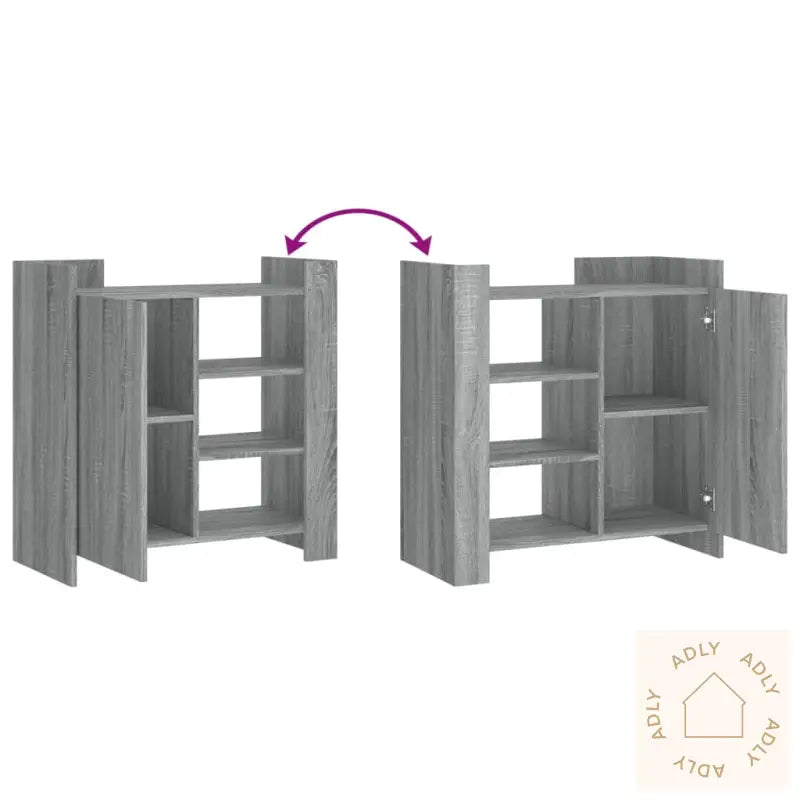 Skjenk Grå Sonoma 73,5X35X75 Cm Konstruert Tre