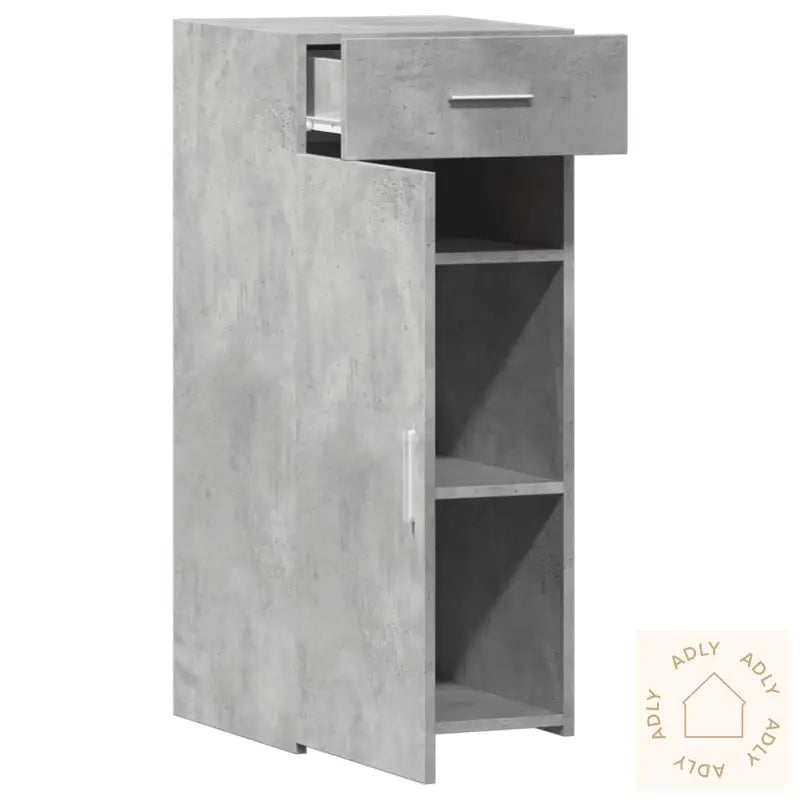 Skjenk Betonggrå 40X42,5X93 Cm Konstruert Tre