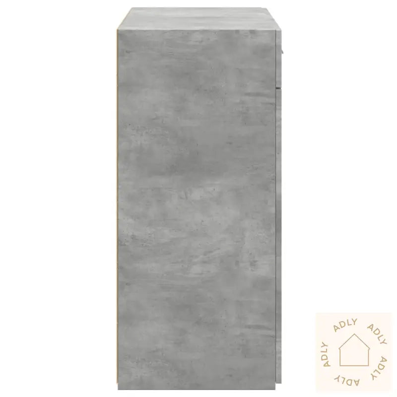 Skjenk Betonggrå 80X42,5X93 Cm Konstruert Tre