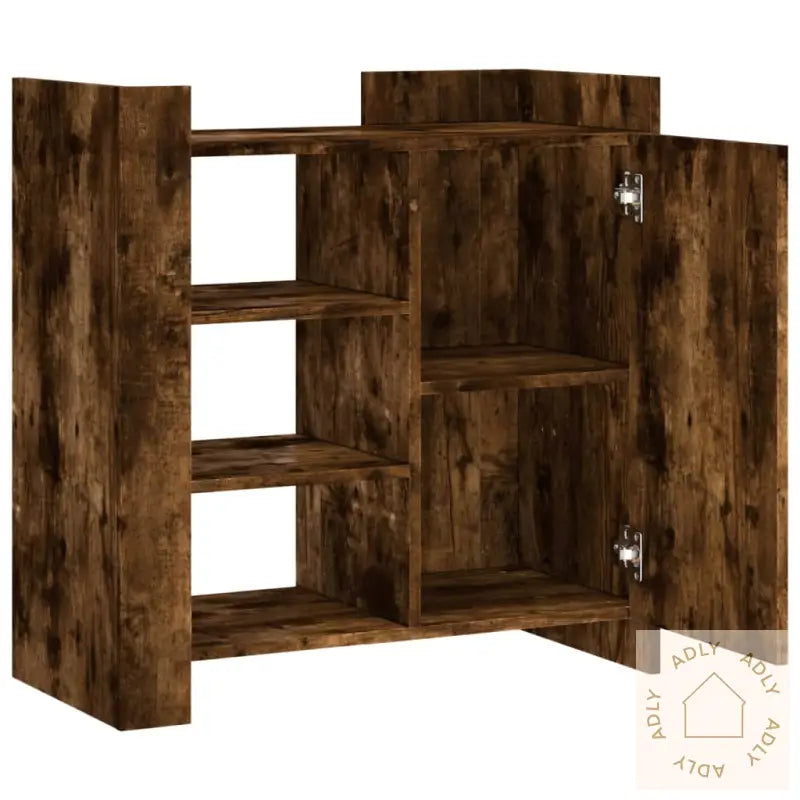 Skjenk Røkt Eik 73,5X35X75 Cm Konstruert Tre