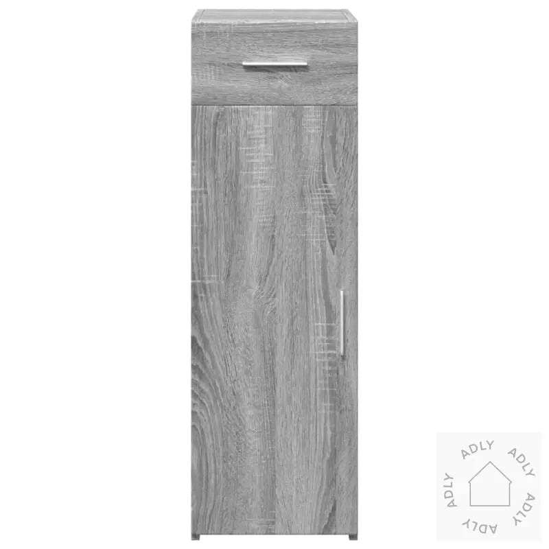Skjenk Grå Sonoma 30X42,5X93 Cm Konstruert Tre