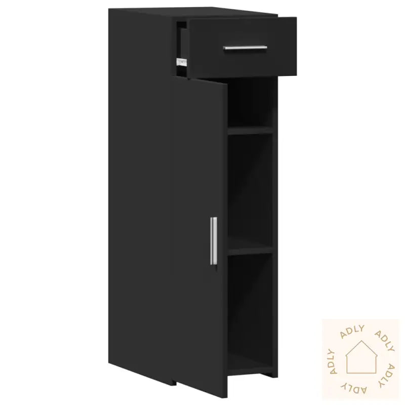 Skjenk Svart 30X42,5X93 Cm Konstruert Tre