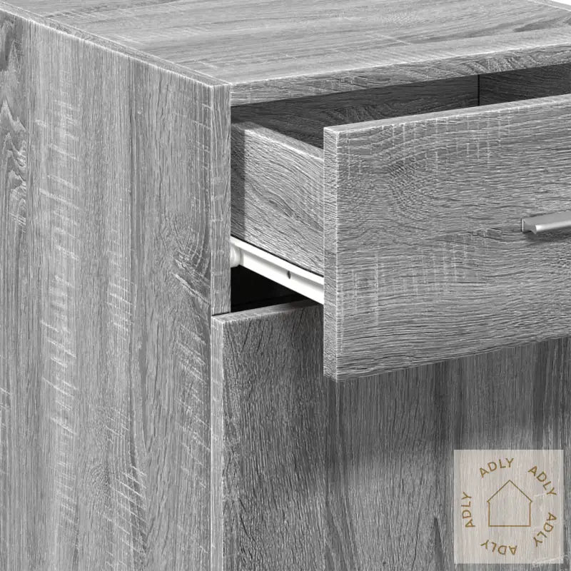 Skjenk Grå Sonoma 40X42,5X93 Cm Konstruert Tre