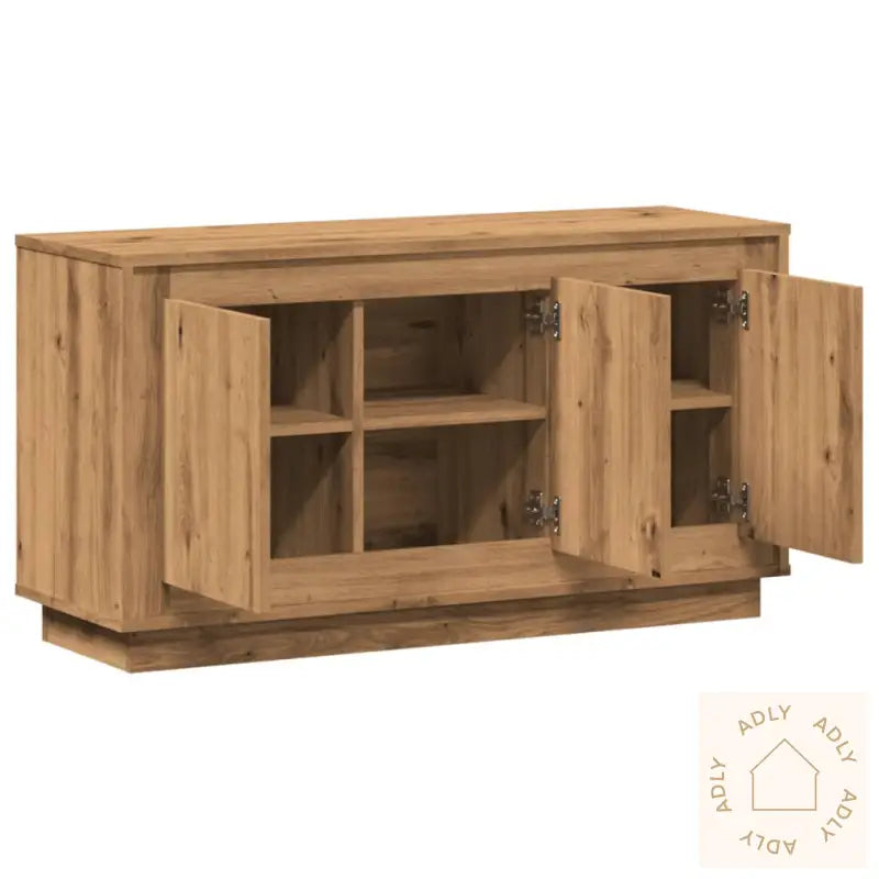 Skjenk Artisan Eik 102X35X55 Cm Konstruert Tre