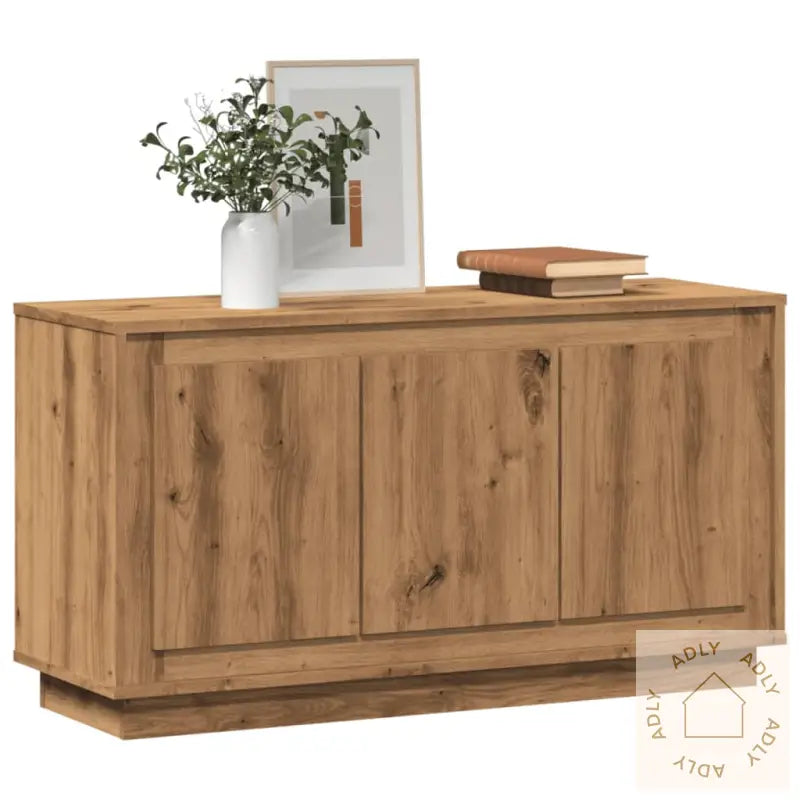Skjenk Artisan Eik 102X35X55 Cm Konstruert Tre