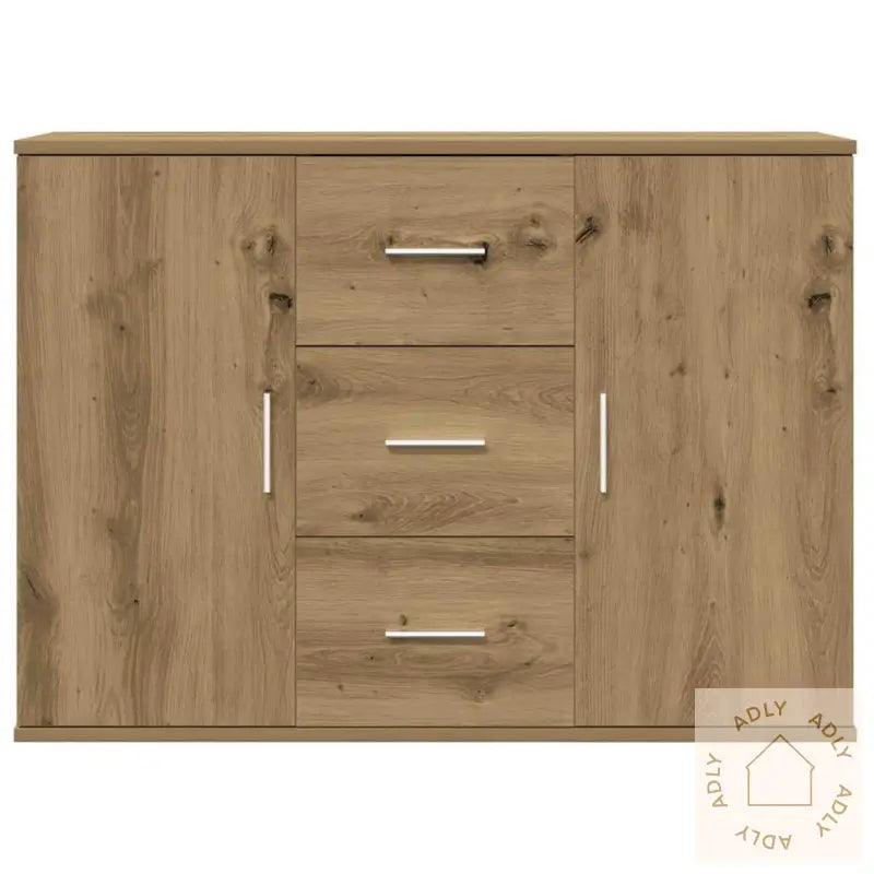Skjenk Artisan Eik 90X29,5X65 Cm Konstruert Tre