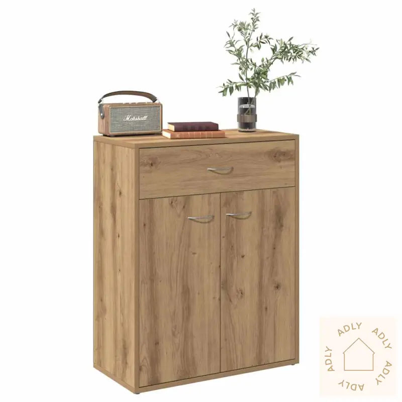 Skjenk Artisan Eik 60X30X75 Cm Konstruert Tre