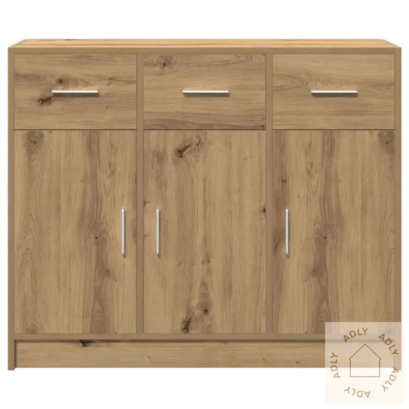 Skjenk Artisan Eik 91X28X75 Cm Konstruert Tre