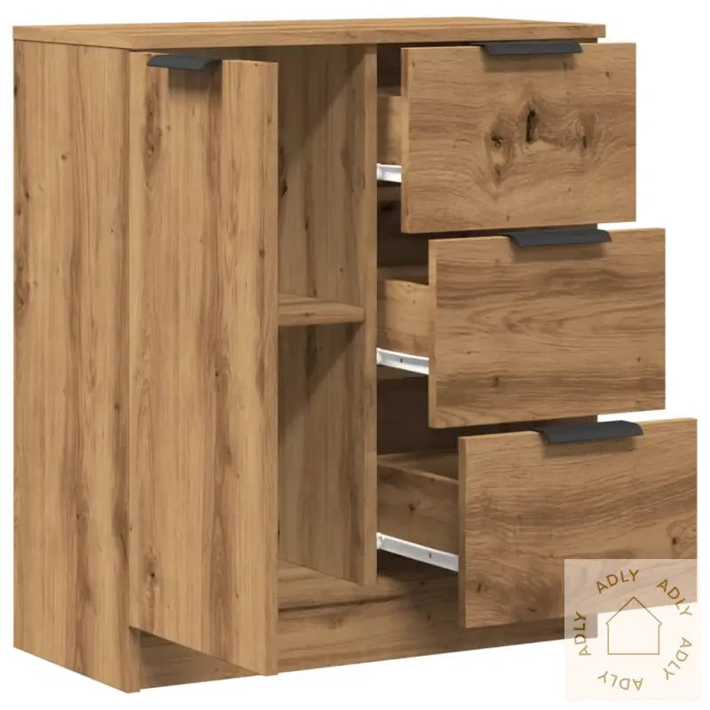 Skjenk Artisan Eik 60X30X70 Cm Konstruert Tre