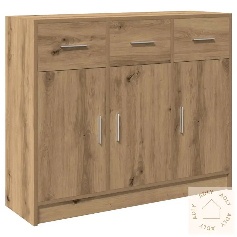 Skjenk Artisan Eik 91X28X75 Cm Konstruert Tre