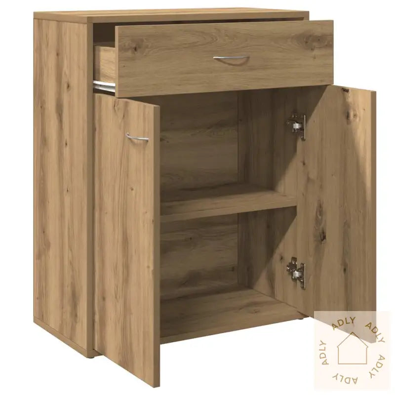 Skjenk Artisan Eik 60X30X75 Cm Konstruert Tre