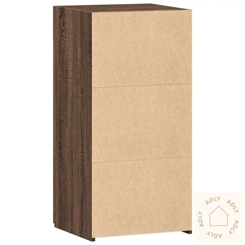 Skjenk Brun Eik 45X42,5X93 Cm Konstruert Tre