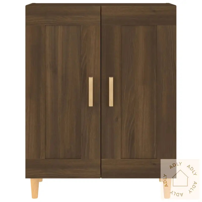 Skjenk Brun Eik 69,5X34X90 Cm Konstruert Tre