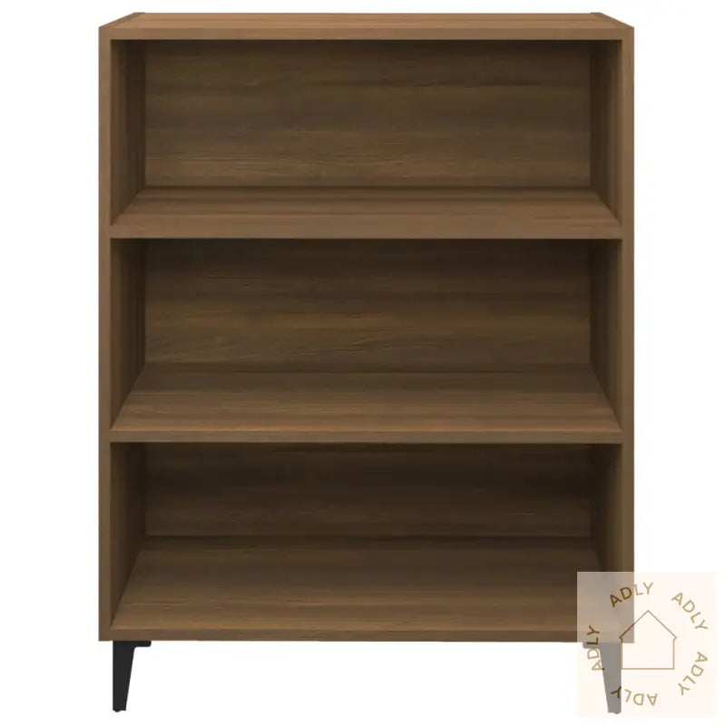 Skjenk Brun Eik 69,5X32,5X90 Cm Konstruert Tre