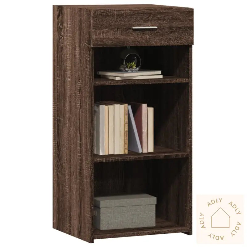 Skjenk Brun Eik 45X42,5X93 Cm Konstruert Tre