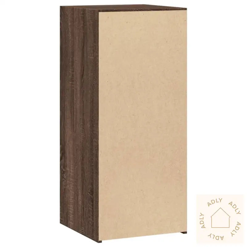 Skjenk Brun Eik 40X41X93 Cm Konstruert Tre