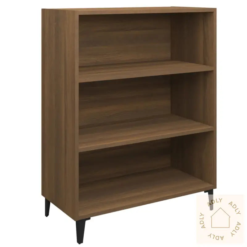 Skjenk Brun Eik 69,5X32,5X90 Cm Konstruert Tre