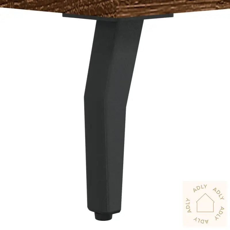 Skjenk Brun Eik 34,5X32,5X90 Cm Konstruert Tre