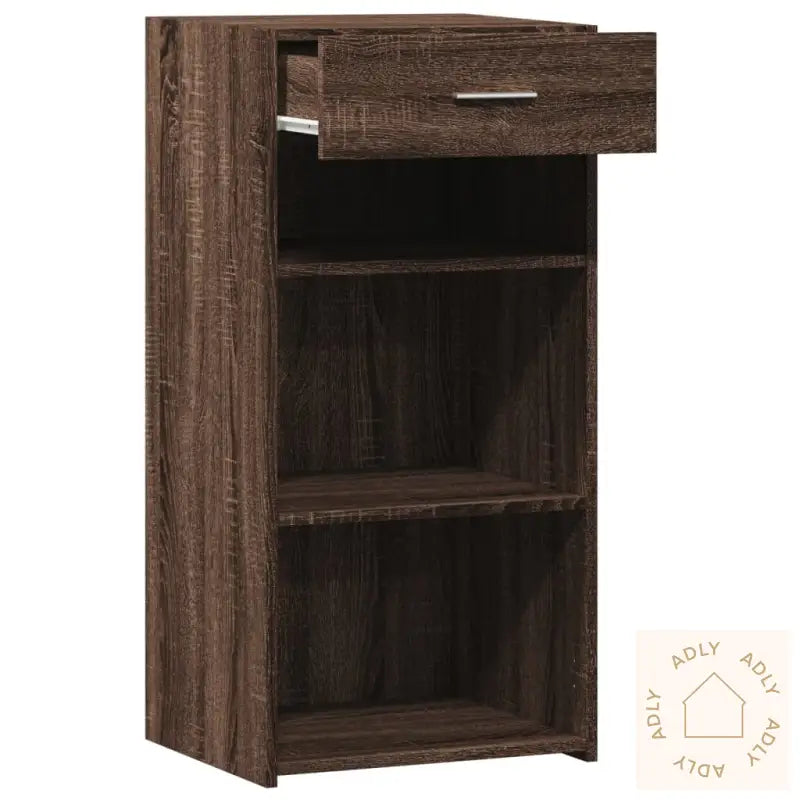 Skjenk Brun Eik 45X42,5X93 Cm Konstruert Tre