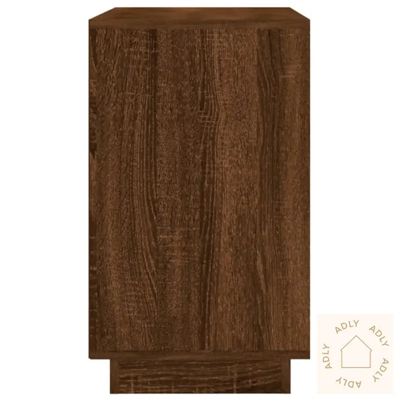 Skjenk Brun Eik 102X35X60 Cm Konstruert Tre