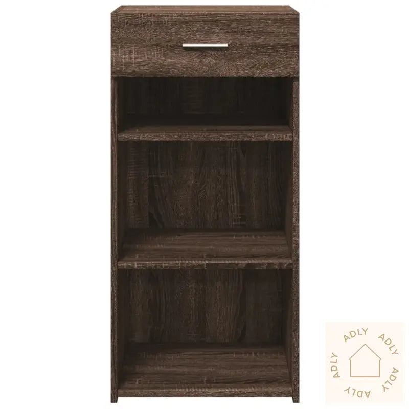 Skjenk Brun Eik 45X42,5X93 Cm Konstruert Tre