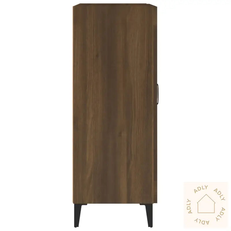 Skjenk Brun Eik 69,5X34X90 Cm Konstruert Tre