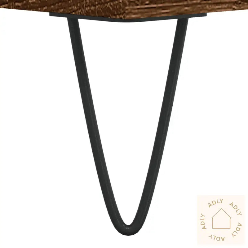 Skjenk Brun Eik 69,5X34X90 Cm Konstruert Tre