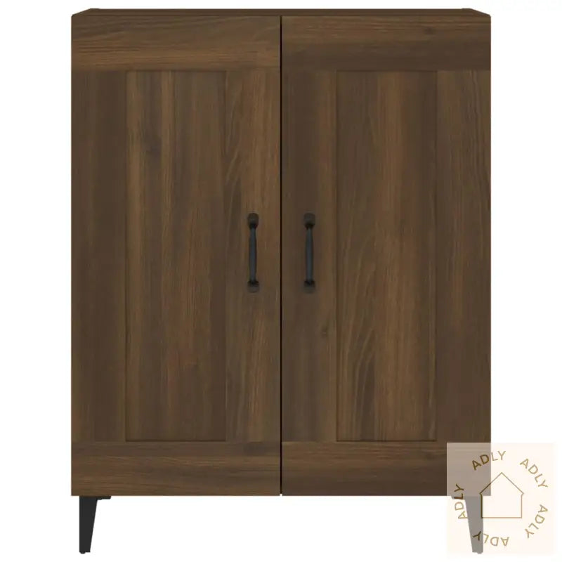 Skjenk Brun Eik 69,5X34X90 Cm Konstruert Tre