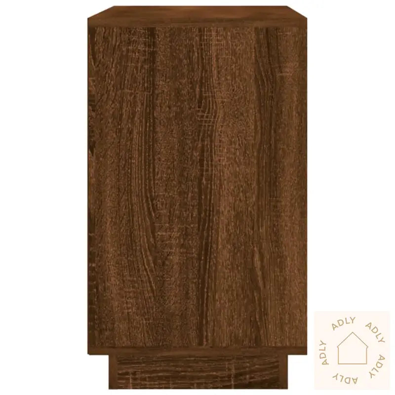 Skjenk Brun Eik 102X35X55 Cm Konstruert Tre