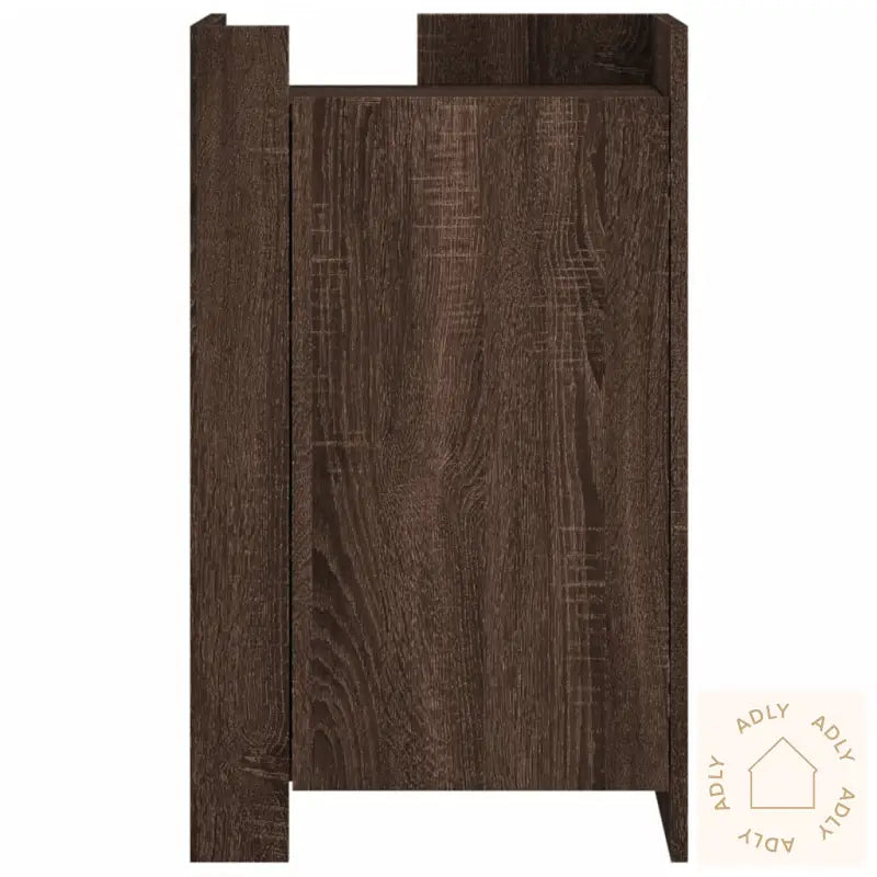 Skjenk Brun Eik 45X35X75 Cm Konstruert Tre
