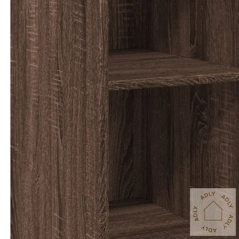 Skjenk Brun Eik 30X41X93 Cm Konstruert Tre