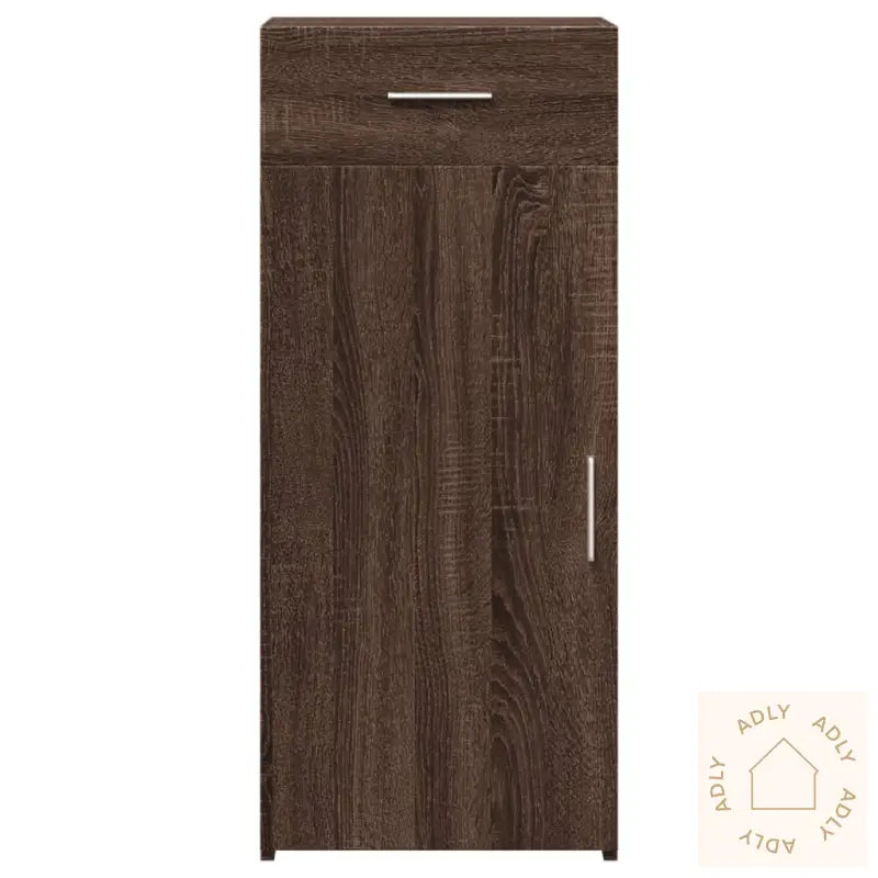 Skjenk Brun Eik 40X42,5X93 Cm Konstruert Tre