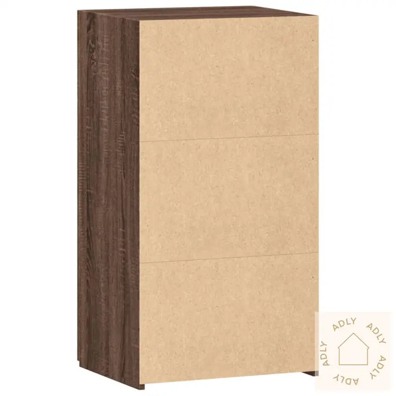 Skjenk Brun Eik 50X42,5X93 Cm Konstruert Tre
