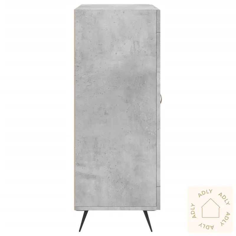 Skjenk Betonggrå 69,5X34X90 Cm Konstruert Tre