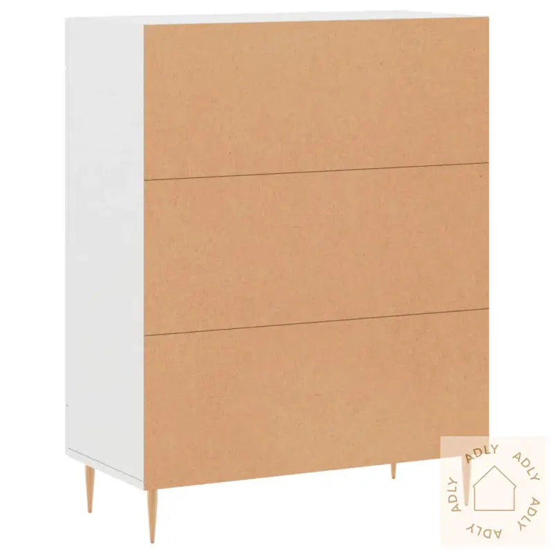 Skjenk Hvit 69,5X34X90 Cm Konstruert Tre
