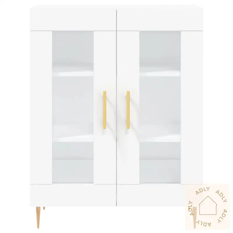 Skjenk Hvit 69,5X34X90 Cm Konstruert Tre